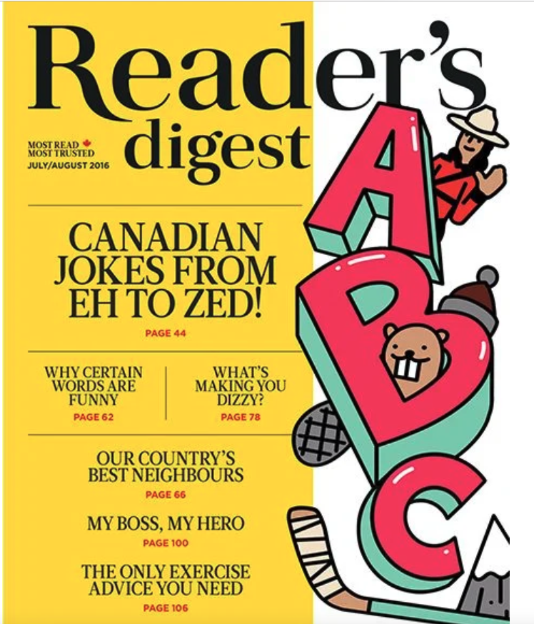 Farewells to reader s digest canada masthead online news